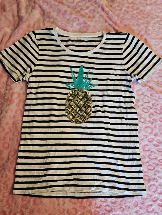 J. Crew Tops - J. Crew Pineapple Sequin Tee